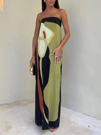 Ramona - Vestido Maxi sin tirantes