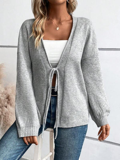 Gabriela | Cardigan anudado