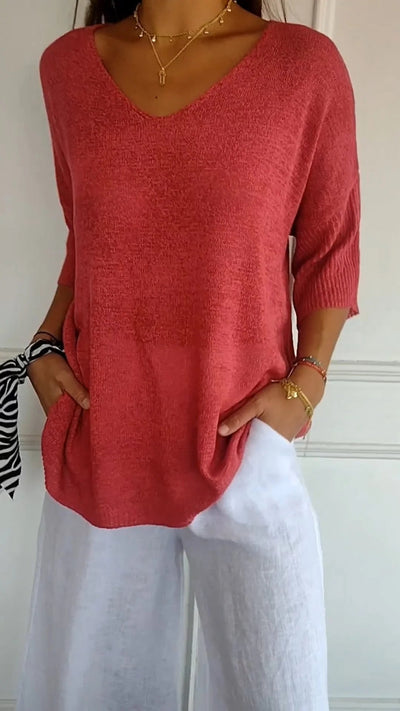 Blusa de malla ligera Ava