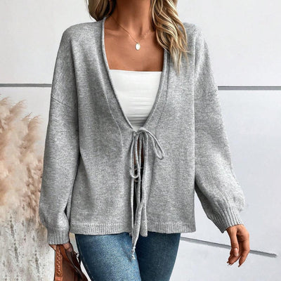 Gabriela | Cardigan anudado