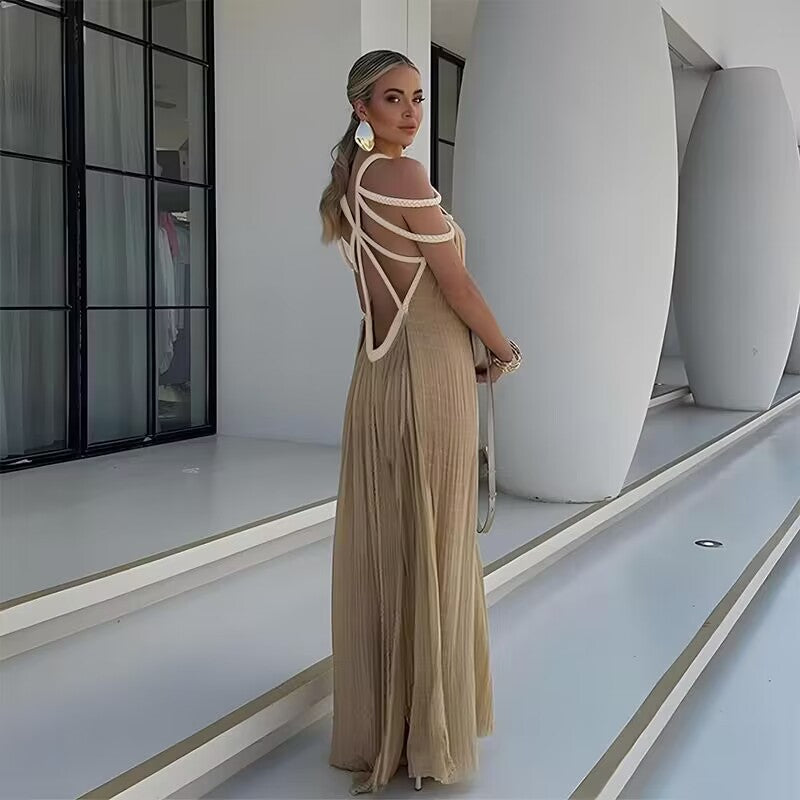 Dalia - Vestido Maxi de Trenzas