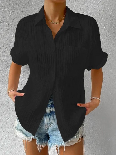 Hazel Camisa Casual Suelta para el Verano