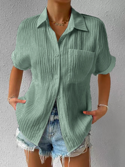 Hazel Camisa Casual Suelta para el Verano